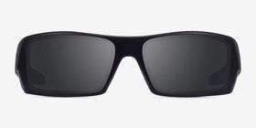 Oakley OO9014 Matte Black Plastique Soleil de Lunette de vue d'EyeBuyDirect, Vue de Face