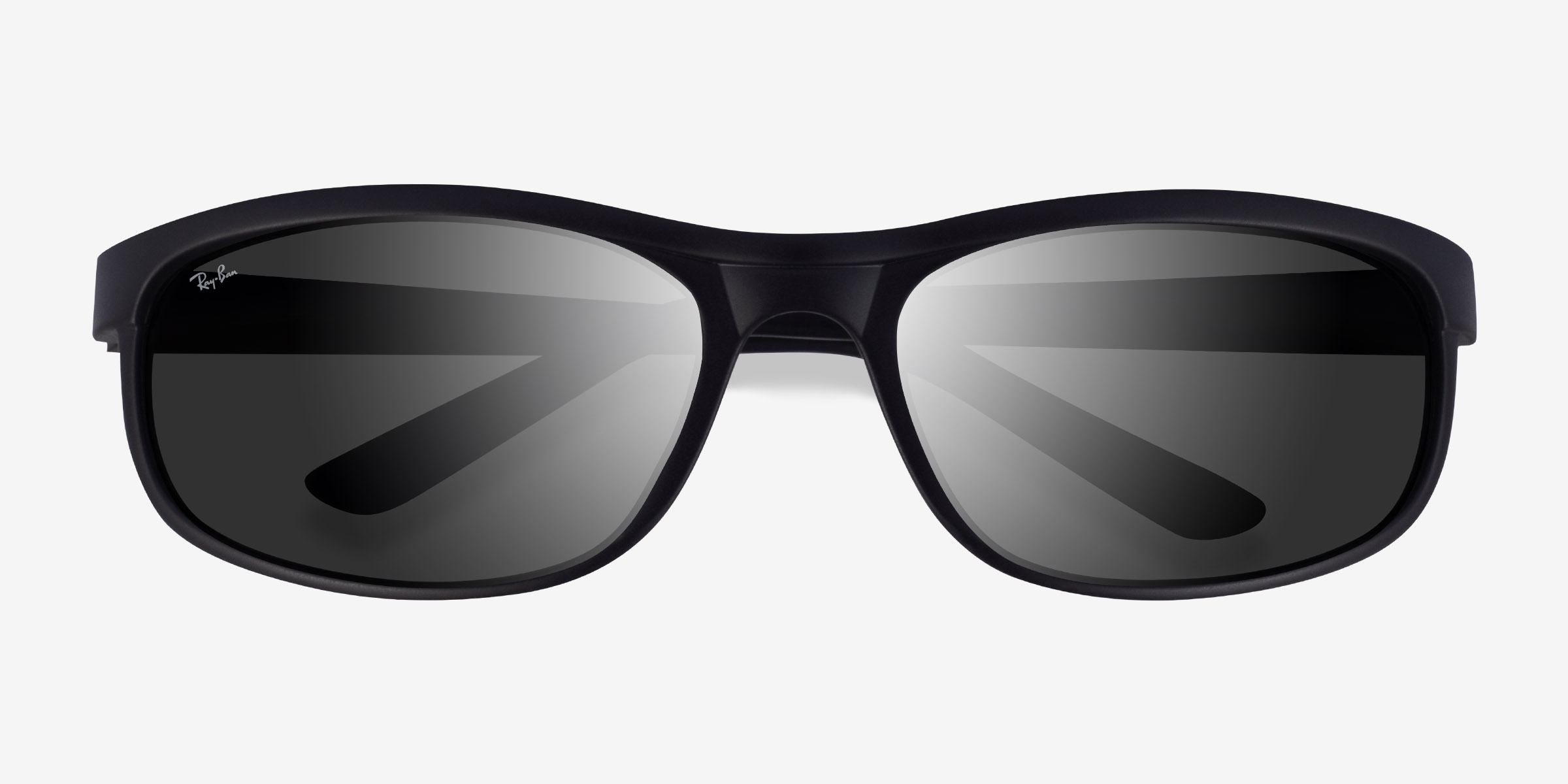 Ray-Ban RB2027 Predator - Rectangle Black Frame Prescription Sunglasses ...