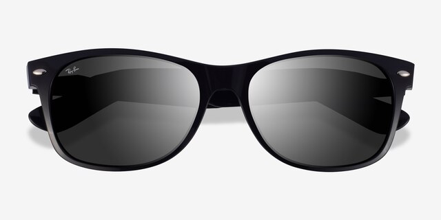 Ray-Ban RB2132 Wayfarer Black PlasticSunglass Frames from EyeBuyDirect, Closed View