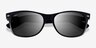 Ray-Ban RB2132 Wayfarer Black PlasticSunglass Frames from EyeBuyDirect, Closed View