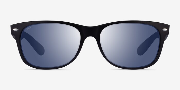 Ray-Ban RB2132 Wayfarer Matte Black Plastic Sunglass Frames from EyeBuyDirect