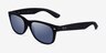 Ray-Ban RB2132 Wayfarer Matte Black PlasticSunglass Frames from EyeBuyDirect, Angle View