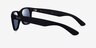 Ray-Ban RB2132 Wayfarer Matte Black PlasticSunglass Frames from EyeBuyDirect, Side View