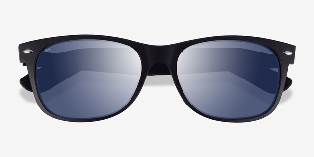 Ray-Ban RB2132 Wayfarer Matte Black PlasticSunglass Frames from EyeBuyDirect, Closed View