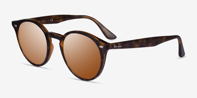 Ray-Ban RB2180 Tortoise AcetateSunglass Frames from EyeBuyDirect, Angle View