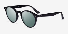 Ray-Ban RB2180 Noir Plastique Soleil de Lunette de vue d'EyeBuyDirect, Vue d'Angle