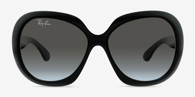 Ray-Ban Jackie Ohh Ii Black PlasticSunglass Frames from EyeBuyDirect, Front View