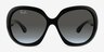 Ray-Ban Jackie Ohh Ii Black PlasticSunglass Frames from EyeBuyDirect, Front View