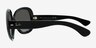 Ray-Ban Jackie Ohh Ii Black PlasticSunglass Frames from EyeBuyDirect, Side View
