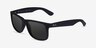 Ray-Ban Justin Black PlasticSunglass Frames from EyeBuyDirect, Angle View