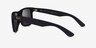 Ray-Ban Justin Black PlasticSunglass Frames from EyeBuyDirect, Side View