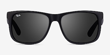 Ray-Ban Square Matte Black Sunglasses For Men |