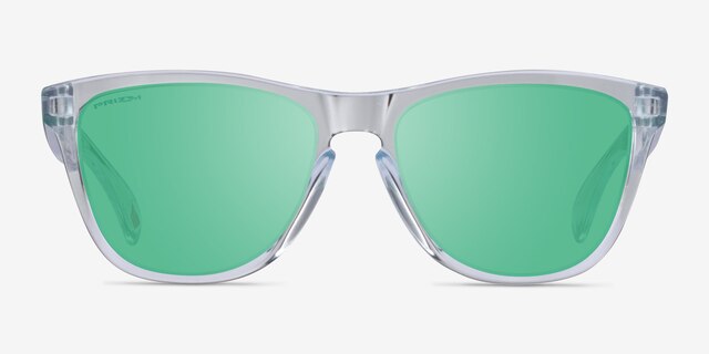Oakley Frogskins Clear PlasticSunglass Frames from EyeBuyDirect, Front View