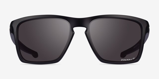 Oakley Sliver Black PlasticSunglass Frames from EyeBuyDirect, Front View