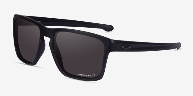 Oakley Sliver Black PlasticSunglass Frames from EyeBuyDirect, Angle View