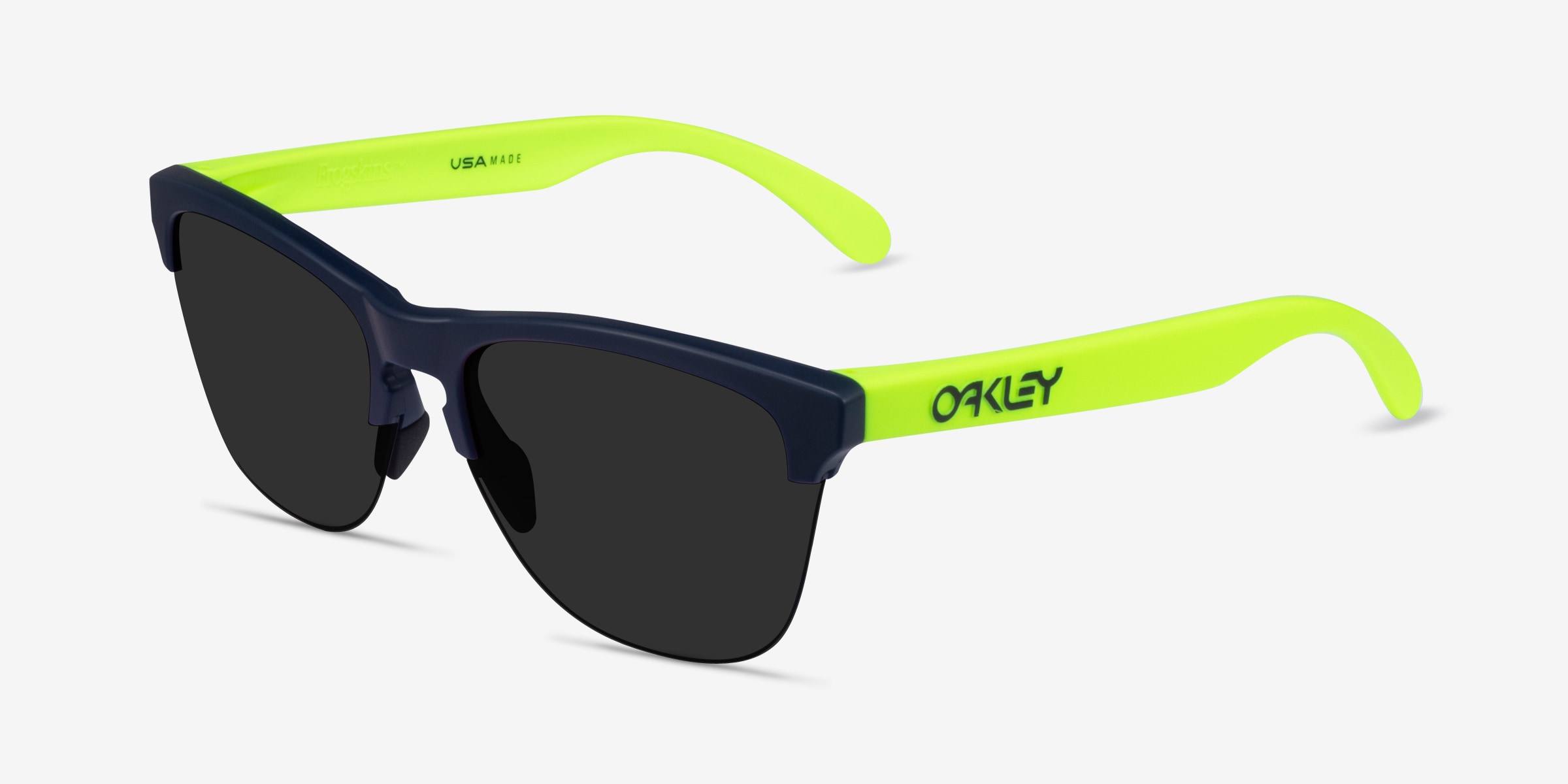 Oakley Frogskins Lite - Browline Matte Black Matte Clear Frame