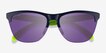 Oakley Frogskins Lite Navy PlasticSunglass Frames from EyeBuyDirect, Closed View