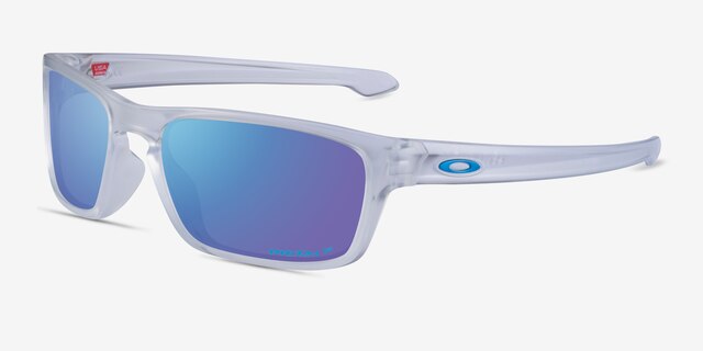 Oakley Sliver Clear PlasticSunglass Frames from EyeBuyDirect, Angle View