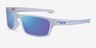 Oakley Sliver Clear PlasticSunglass Frames from EyeBuyDirect, Angle View