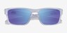 Oakley Sliver Clear PlasticSunglass Frames from EyeBuyDirect, Closed View