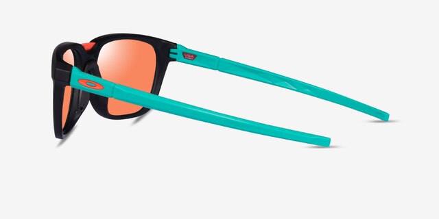 Oakley Anorak Black PlasticSunglass Frames from EyeBuyDirect, Side View