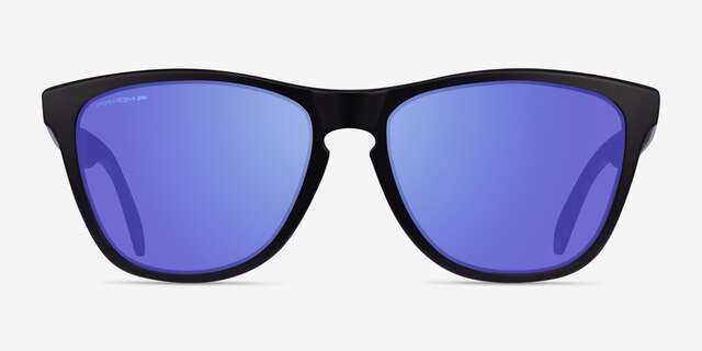 Oakley Frogskins Mix Black PlasticSunglass Frames from EyeBuyDirect, Front View