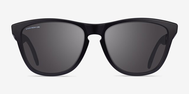 Oakley Frogskins Mix Black Gray PlasticSunglass Frames from EyeBuyDirect, Front View