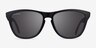 Oakley Frogskins Mix Black Gray PlasticSunglass Frames from EyeBuyDirect, Front View