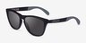 Oakley Frogskins Mix Black Gray PlasticSunglass Frames from EyeBuyDirect, Angle View