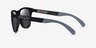 Oakley Frogskins Mix Black Gray PlasticSunglass Frames from EyeBuyDirect, Side View