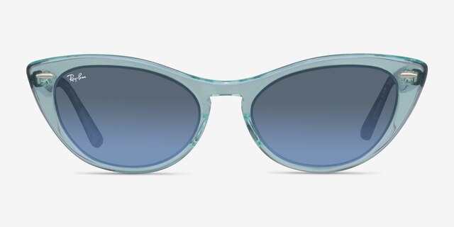 Ray-Ban RB4314N Nina Clear Green AcetateSunglass Frames from EyeBuyDirect, Front View