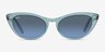Ray-Ban RB4314N Nina Clear Green AcetateSunglass Frames from EyeBuyDirect, Front View