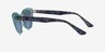 Ray-Ban RB4314N Nina Clear Green AcetateSunglass Frames from EyeBuyDirect, Side View