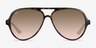 Ray-Ban RB4125 Tortoise PlasticSunglass Frames from EyeBuyDirect, Front View