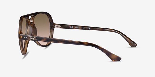 Ray-Ban RB4125 Tortoise PlasticSunglass Frames from EyeBuyDirect, Side View