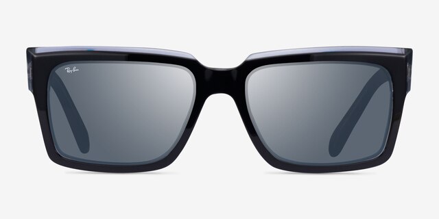 RAY-BAN RB2191 Black Clear AcetateSunglass Frames from EyeBuyDirect, Front View