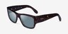 Ray-Ban RB2187 Tortoise AcetateSunglass Frames from EyeBuyDirect, Angle View