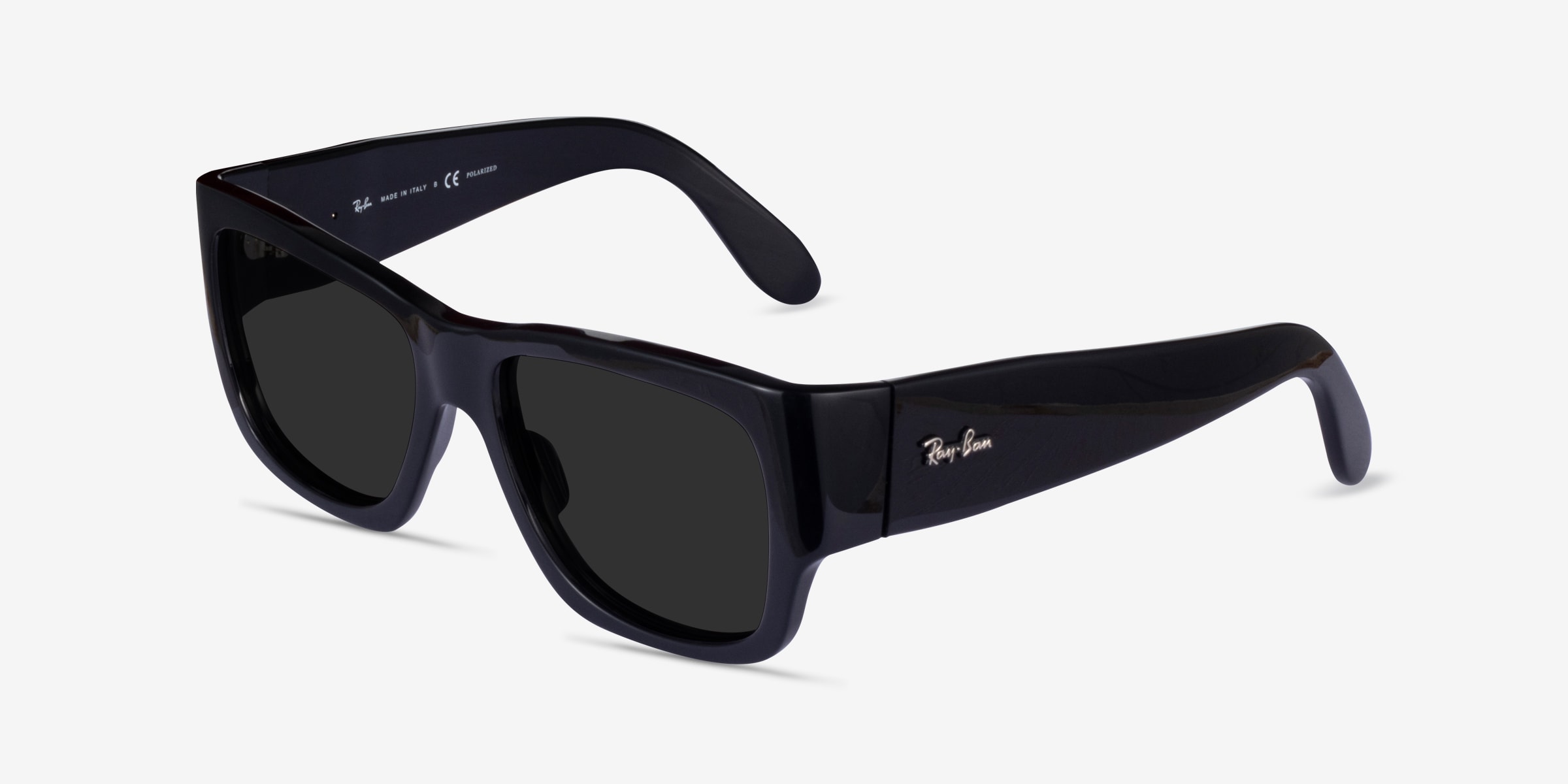 Ray-Ban RB2187 - Square Black Frame Prescription Sunglasses
