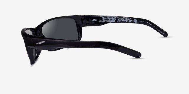 ARNETTE Fastball Shiny Black PlasticSunglass Frames from EyeBuyDirect, Side View