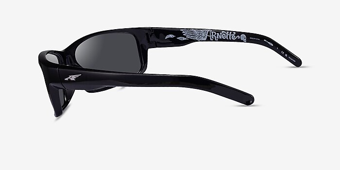 ARNETTE Fastball Shiny Black Plastic Sunglass Frames from EyeBuyDirect