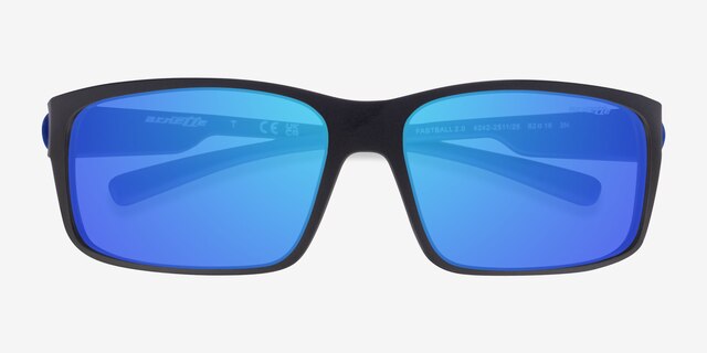 ARNETTE Fastball 2.0 Matte Black PlasticSunglass Frames from EyeBuyDirect, Closed View