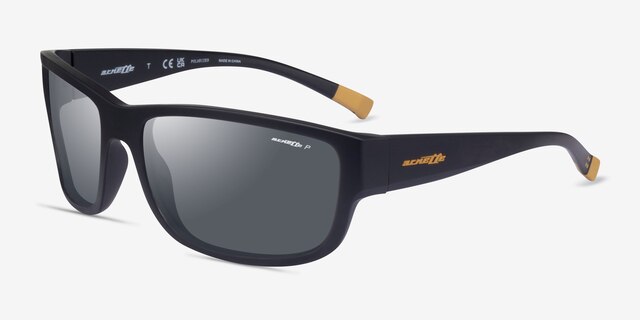 ARNETTE Bushwick Matte Black PlasticSunglass Frames from EyeBuyDirect, Angle View
