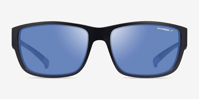 ARNETTE Bushwick Black PlasticSunglass Frames from EyeBuyDirect, Front View