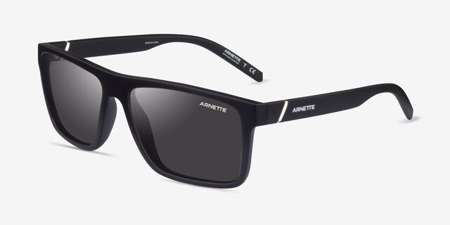 ARNETTE Goemon Matte Black PlasticSunglass Frames from EyeBuyDirect, Angle View