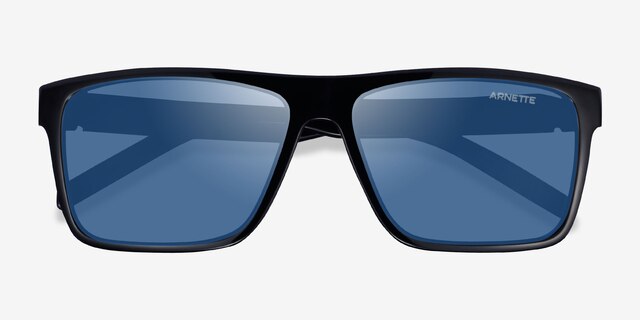 ARNETTE Goemon Black PlasticSunglass Frames from EyeBuyDirect, Closed View
