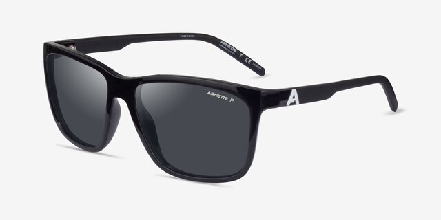 ARNETTE Adios Baby! Shiny Black PlasticSunglass Frames from EyeBuyDirect, Angle View