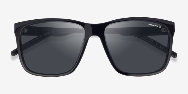 ARNETTE Adios Baby! Shiny Black PlasticSunglass Frames from EyeBuyDirect, Closed View