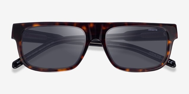 ARNETTE Gothboy Tortoise AcetateSunglass Frames from EyeBuyDirect, Closed View