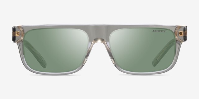 ARNETTE Gothboy Gray Transparent AcetateSunglass Frames from EyeBuyDirect, Front View