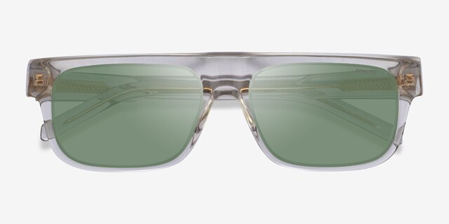 ARNETTE Gothboy Gray Transparent AcetateSunglass Frames from EyeBuyDirect, Closed View